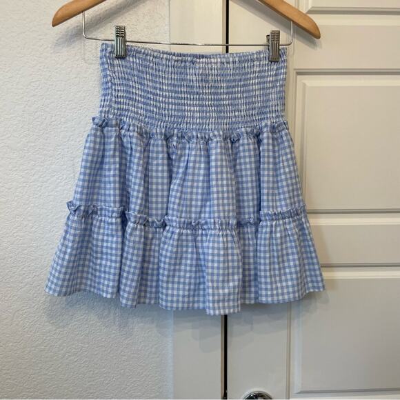 J. Marie Gingham Skirt - Picture 2 of 4